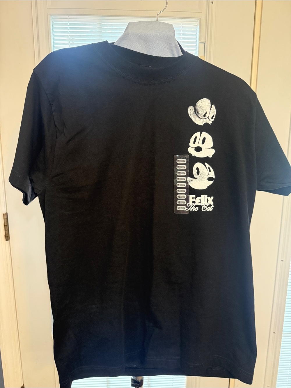The Cat Black Graphic Tee - Men's Medium